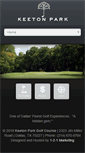 Mobile Screenshot of keetonpark.com